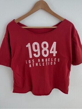 Brandy Melville off-the-shoulder crop top